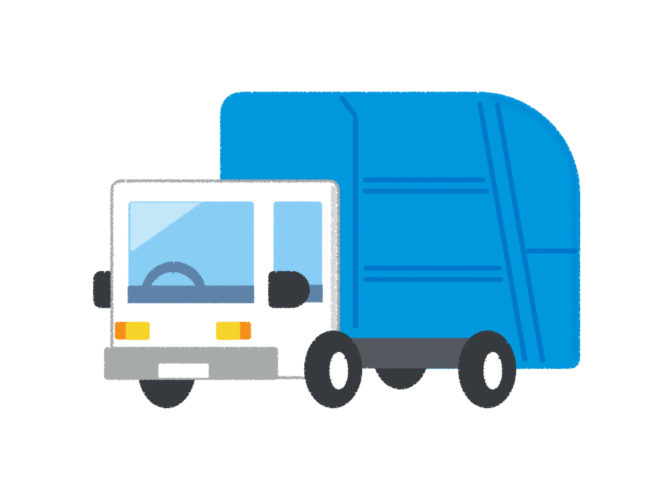 産業廃棄物収集運搬車